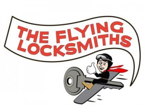 flying locksmith logo